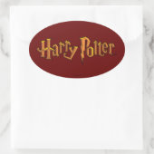 Hand Drawn Harry Potter Logo Ovale Sticker (Tas)