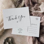 Hand Drawn Heart Hartelijk dank Briefkaart<br><div class="desc">Deze hand getekend hart bedankt je briefkaart is perfect voor een moderne bruiloft. Het eenvoudige en klassieke ontwerp is voorzien van een mooie handgeschreven calligrafische doopvont die met een romantisch hart wordt gebeëindigd. Pas de rug van het briefkaart met uw namen, uw terugkeeradres, en een dank u bericht aan. Alternatief,...</div>