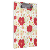 Hand Drawn Hibiscus Pattern Klembord (Rechts)