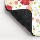 Hand Drawn Hibiscus Pattern Muismat (Hoek)