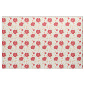 Hand Drawn Hibiscus Pattern Stof (Fat Quarter)