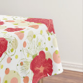 Hand Drawn Hibiscus Pattern Tafelkleed (Voorbeeld)