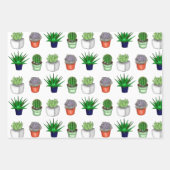 Hand Drawn Houseplant Birthday Inpakpapier Vel (Voorkant 2)