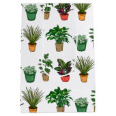 Hand Drawn Houseplant Birthday Medium Cadeauzakje (Achterkant)