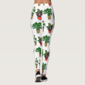 Hand Drawn Houseplant Leggings (Achterkant)