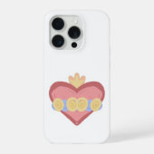 Hand-drawn Immaculate Heart of Mary IPhone Case iPhone Hoesje (Achterkant)