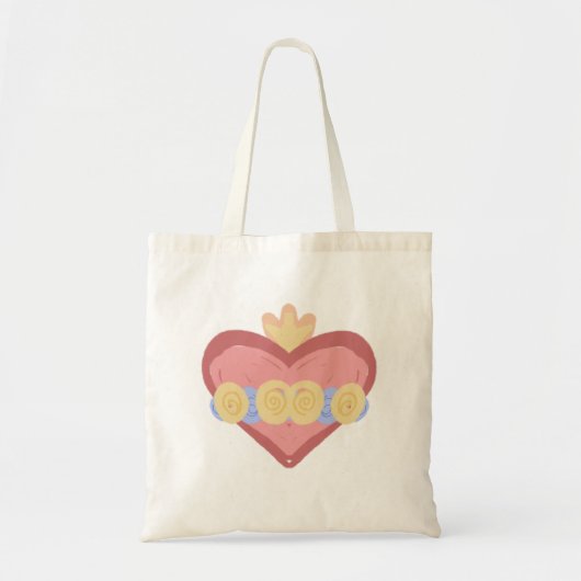 Hand-drawn Immaculate Heart of Mary Tote Bag (Voorkant)