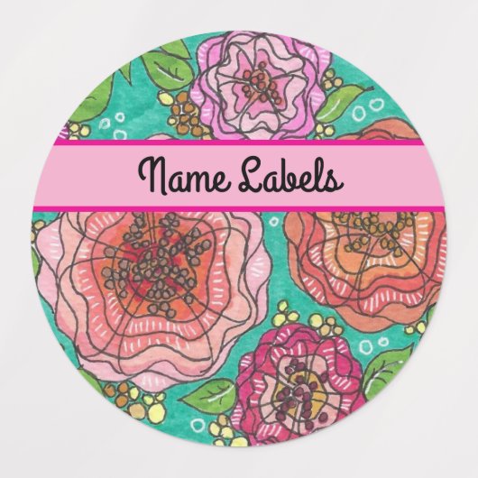 Hand-Drawn Iron-On Labels for a Personal Touch (Design 1)