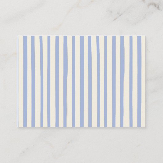 Hand Drawn Italian Baby Shower Book Request Informatiekaartje (Achterkant)