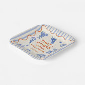 Hand Drawn Italian That's Amore Bridal Shower Papieren Bordje (Gebogen)