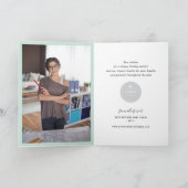 Hand Drawn Joy Calligraphy Rustic Foliage Business Feestdagen Kaart (Binnen)