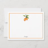 Hand Drawn Kumquats Notitiekaartje (Voorkant)