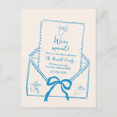 Hand Drawn Lemon Moving Announcement Briefkaart (Voorkant)