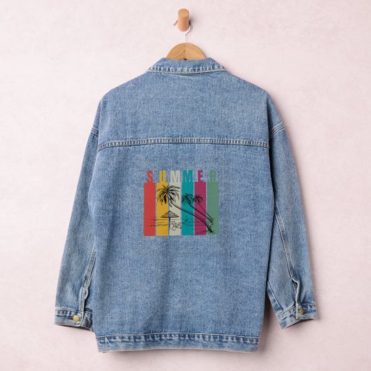 Hand-Drawn Look Art Lover's Denim Jacket - Unique  (Hangar)