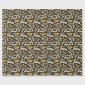 Hand Drawn Love Pattern Cadeaupapier (Vlak)