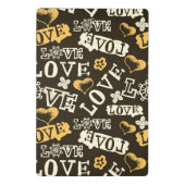 Hand Drawn Love Pattern Mini Klembord (Achterkant)