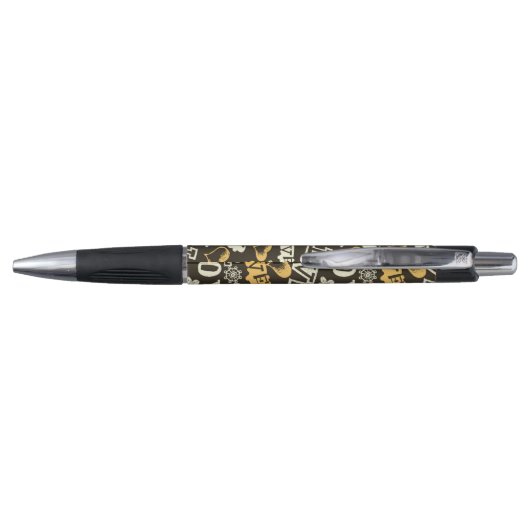 Hand Drawn Love Pattern Pen (Achterkant)