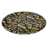 Hand Drawn Love Pattern Snijplank (Hoek)