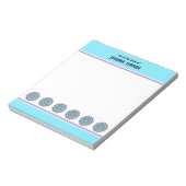 Hand Drawn Mandala Notitieblok Sjabloon (Linkerzijde)