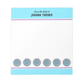 Hand Drawn Mandala Notitieblok Sjabloon