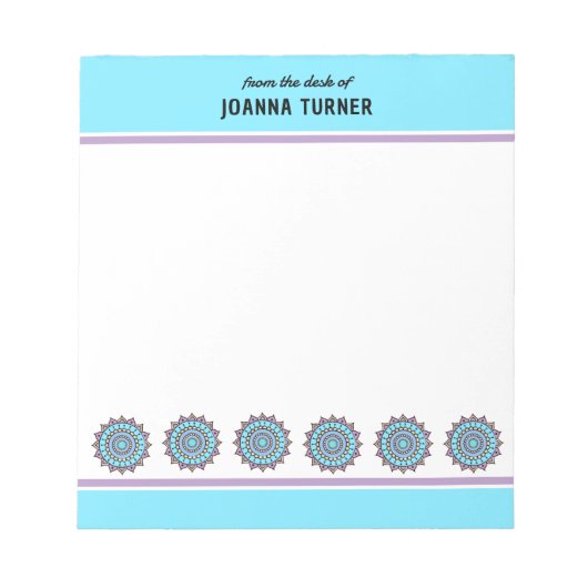 Hand Drawn Mandala Notitieblok Sjabloon (Voorkant)