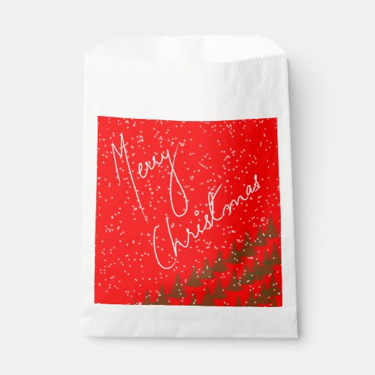 Hand-Drawn Merry Christmas Bedankzakje (Voorkant)