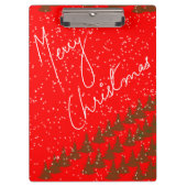 Hand-Drawn Merry Christmas Klembord (Voorkant)