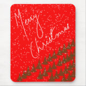 Hand-Drawn Merry Christmas Muismat (Voorkant)