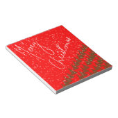 Hand-Drawn Merry Christmas Notitieblok (Schuin)