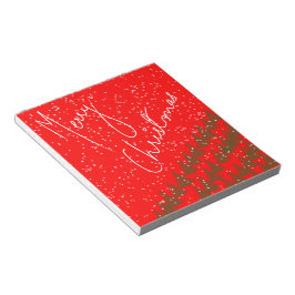 Hand-Drawn Merry Christmas Notitieblok