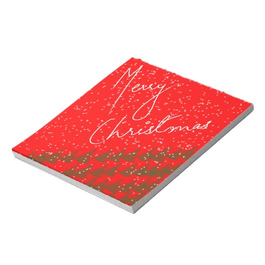 Hand-Drawn Merry Christmas Notitieblok (Linkerzijde)