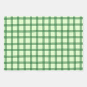Hand Drawn Modern Christmas Plaids Inpakpapier Vel (Voorkant 2)