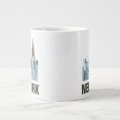 Hand Drawn New York City, NY Grote Koffiekop (Voorkant)