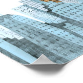 Hand Drawn New York City, NY Poster (Hoek)