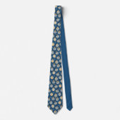 Hand Drawn Nordic Folk Art Neck Tie Stropdas (Voorkant)