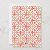 Hand-Drawn Ornament Pattern Holiday Photo Card  Feestdagenkaart (Achterkant)