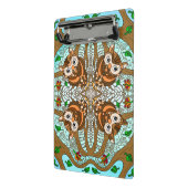 Hand Drawn Owl Mandala Artwork Mini Klembord (Angled2)