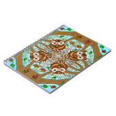 Hand Drawn Owl Mandala Artwork Notitieboek (Linkerzijde)