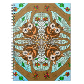 Hand Drawn Owl Mandala Artwork Notitieboek (Voorkant)