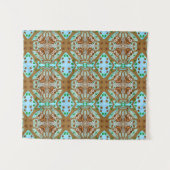 Hand Drawn Owl Mandala Artwork Wandkleed (Voorkant (horizontaal))