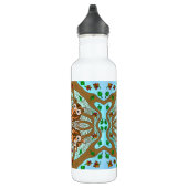 Hand Drawn Owl Mandala Artwork Waterfles (Rechts)