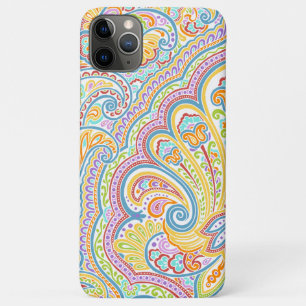  hand Drawn Paisley Floral Motif iPhone 11 Pro Max Hoesje