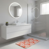 Hand Drawn Peony Floral  Badmat