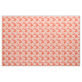 Hand Drawn Peony Floral Fabric Stof (Fat Quarter)