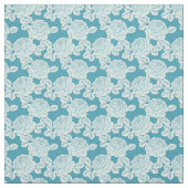 Hand Drawn Peony Floral Fabric Stof (Swatch)