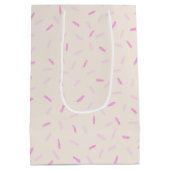Hand Drawn Pink Sprinkles Medium Cadeauzakje (Achterkant)