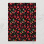 Hand-drawn Pomegranate Fruits Seamless Pattern Kaart (Voorkant)