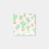 Hand Drawn Potted Cactus Pattern Post-it® Notes (Voorkant)