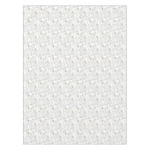 Hand Drawn Queen Anne's Lace Flowers Tafelkleed (Voorkant)