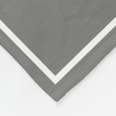 Hand-Drawn Rabbits Fleece Deken (Hoek)